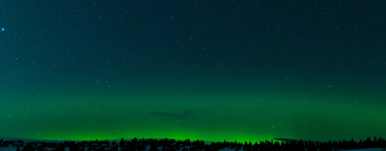 Nordlys over Nevelvann