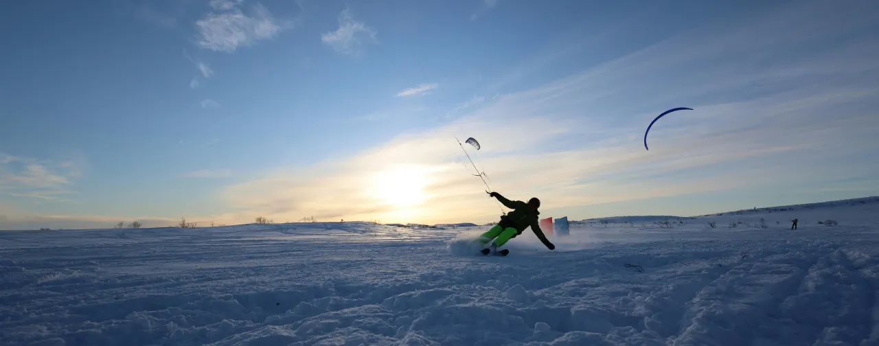 snowkiting