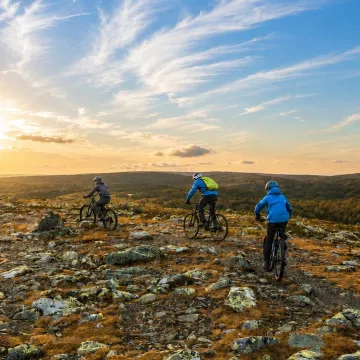 sykling på Nevelfjell