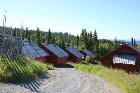 Nordseter hytter ved Lillehammer Fjellstue