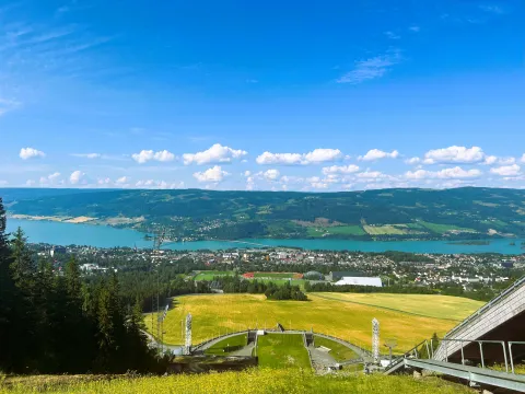 utsikt over lillehammer by