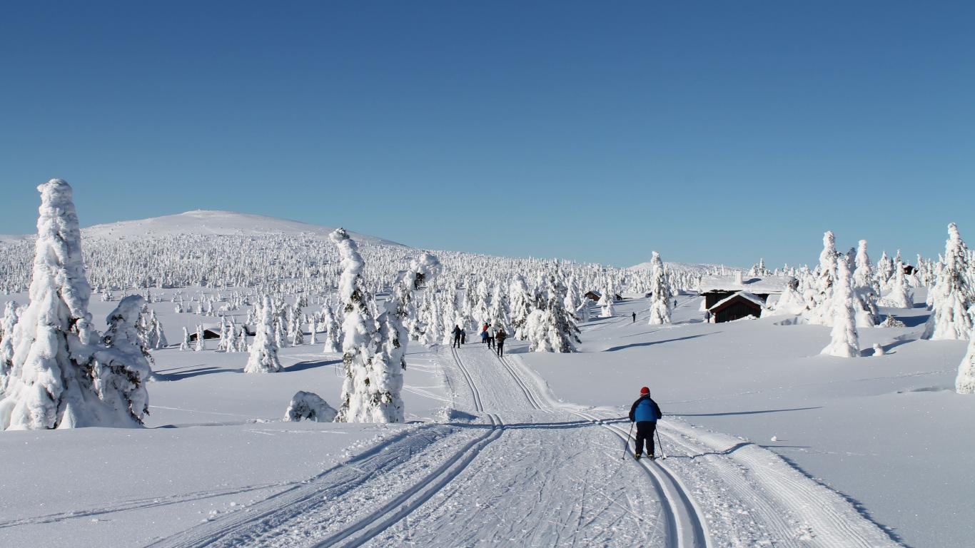 Vinter på Lillehammer Fjellstue