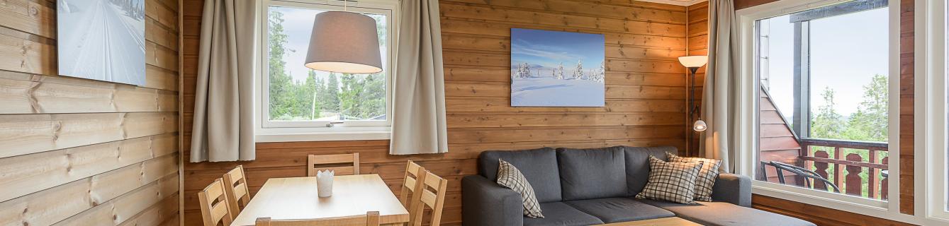 Nyrenoverte leiligheter til leie på Nordseter i Lillehammerfjellet.